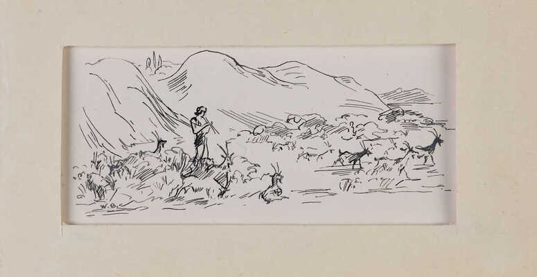 Бехтеев Владимир Георгиевич. Иллюстрация к роману Лонга «Дафнис и Хлоя»